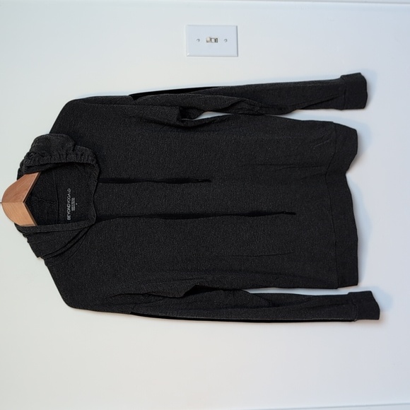 Beyond Yoga Soft Gray Hoodie with Velvet Detail Size Small - Picture 6 of 6